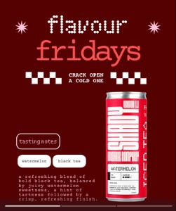 Shady Flavour Fridays post